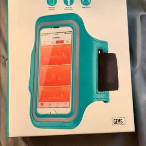 iPhone fitness armband teal NIB